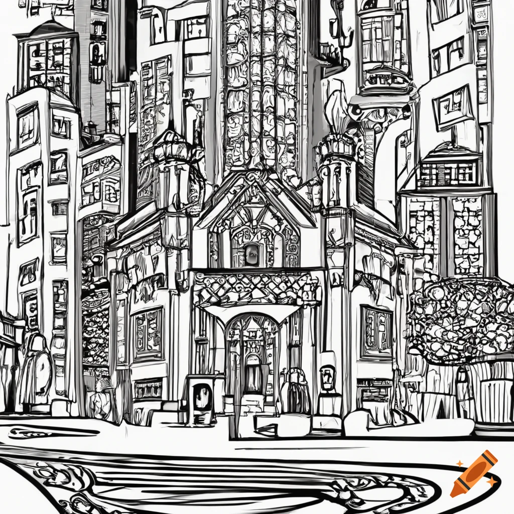 Stream {DOWNLOAD} ❤ Ink Tracing Coloring Book, Follow the White Lines to  Reveal a Unique City. A New Conc by Gangwerdo