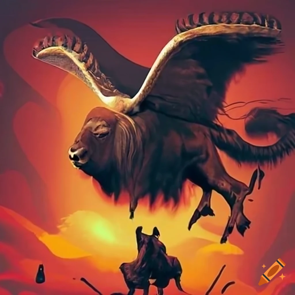 Flying buffalo