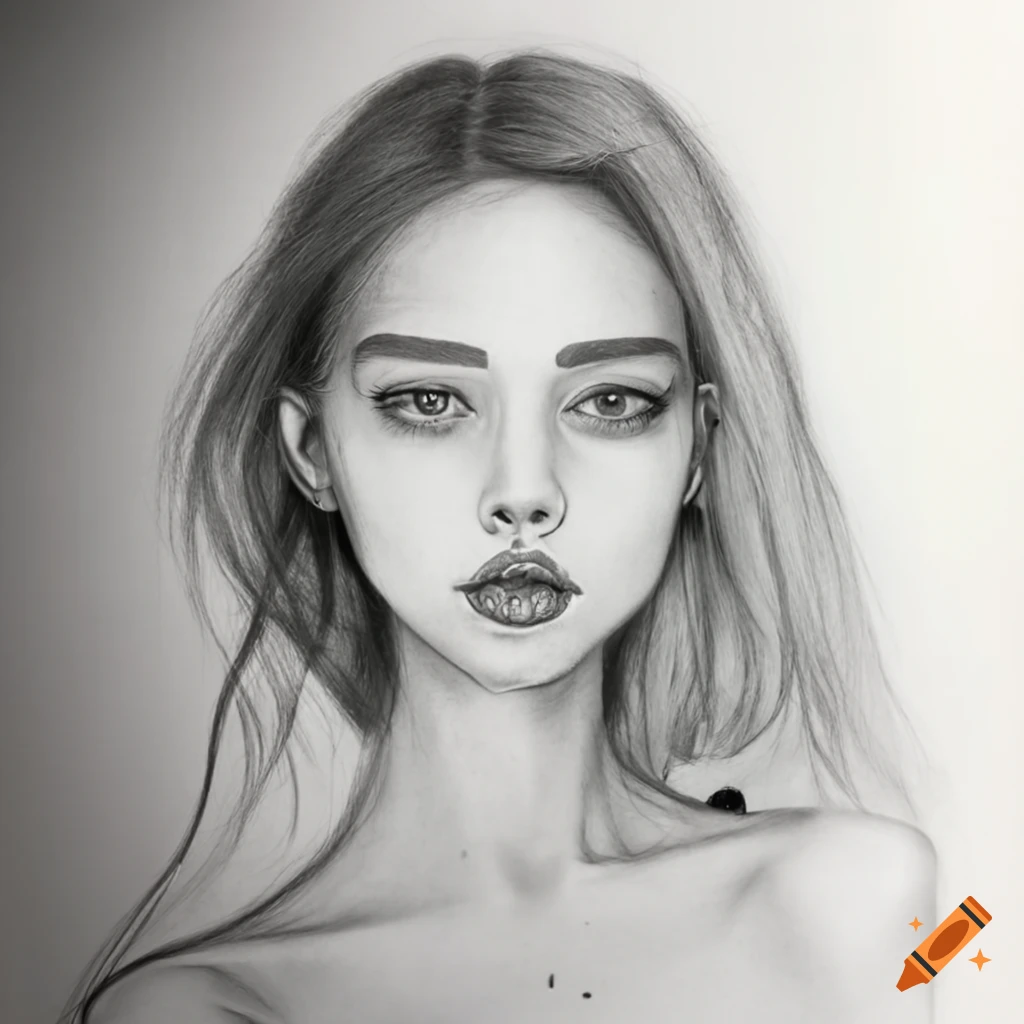Pencil sketch. A girl in glasses. Aesthetic ✨ : r/Sketch