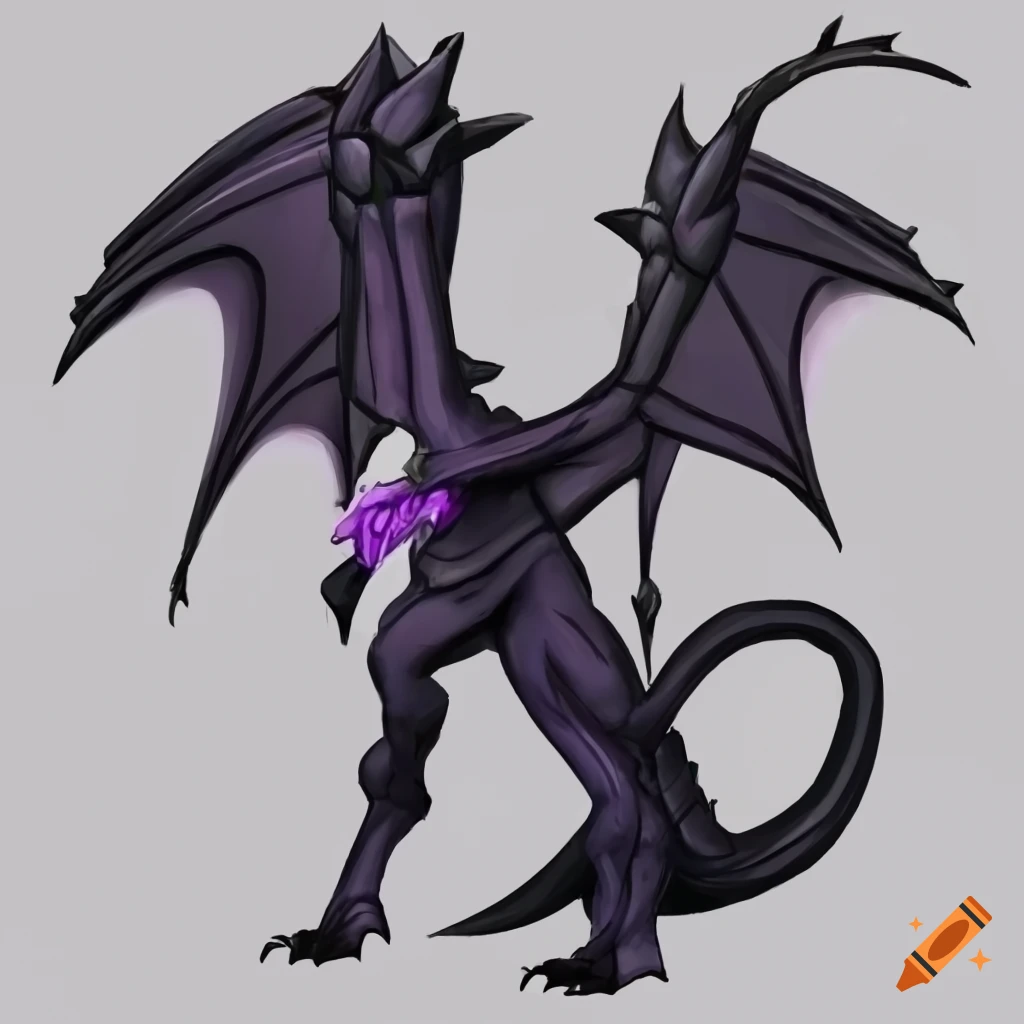 Minecraft ender dragon female realistic