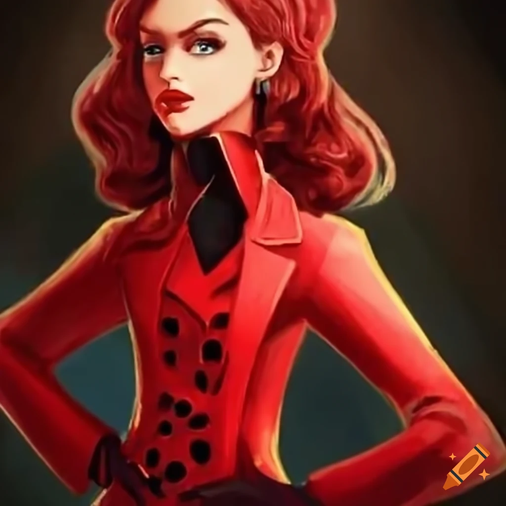Miss Scarlet (digital full resolution download)