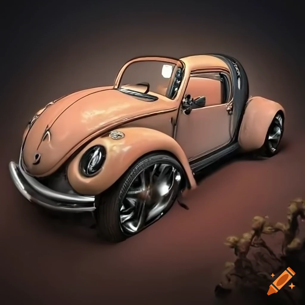 8k, Hyper Realism, Hyper Realistic, VW Beetle as the Mars Rover