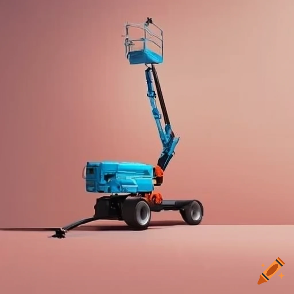 Telescopic Boom Lift On Craiyon