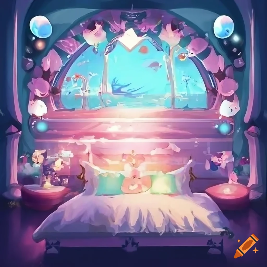 Download Cuddly Cozy: Adorable Anime Bedroom | Wallpapers.com-nttc.com.vn