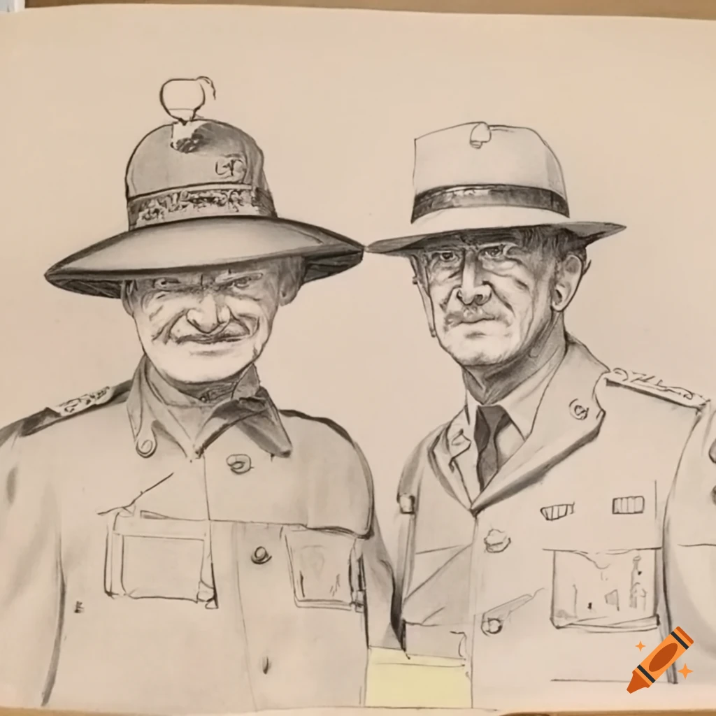 Lord badenpowell and indiana jones together on Craiyon