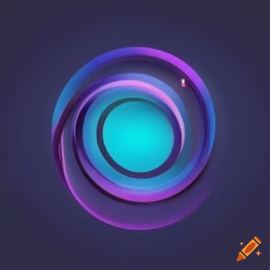 Dynamic purple-blur roblox logo design
