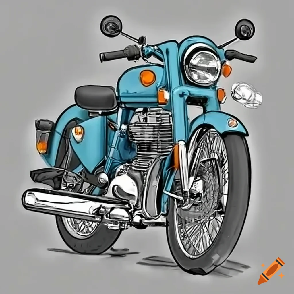 royal enfield usa #Royalenfield | Royal enfield, Bike drawing, Enfield