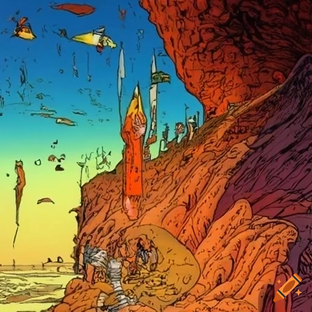 Mœbius, Jean Giraud style, 人力飛行機
