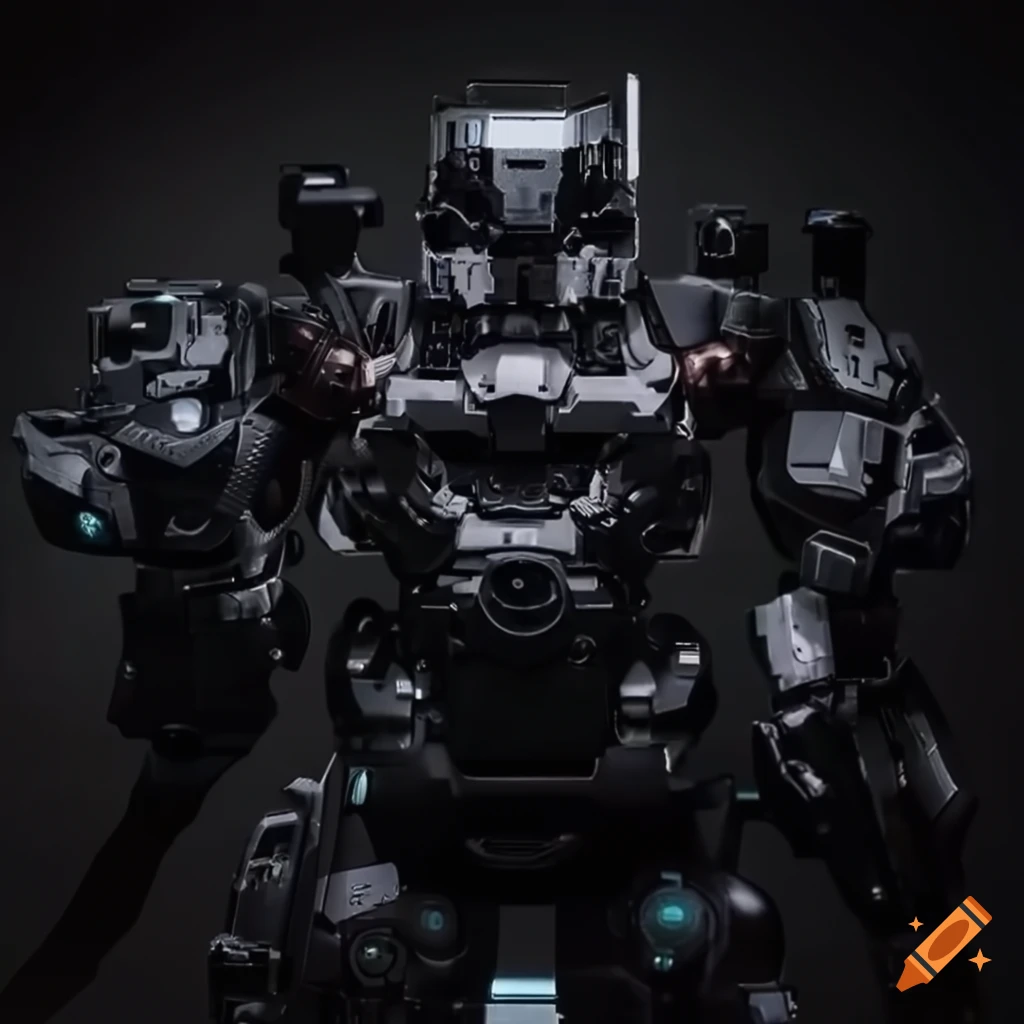 Sleek camera setup with futuristic mecha aesthetic on Craiyon