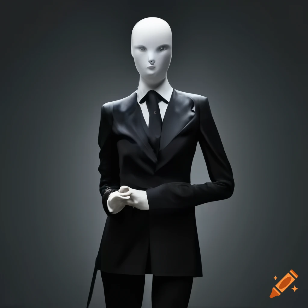 Woman in black zentai suit on Craiyon