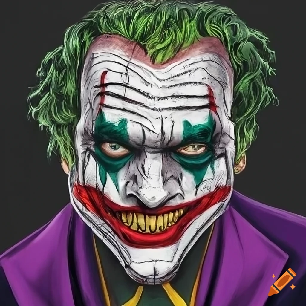 Wall Mural Joker face - PIXERS.US