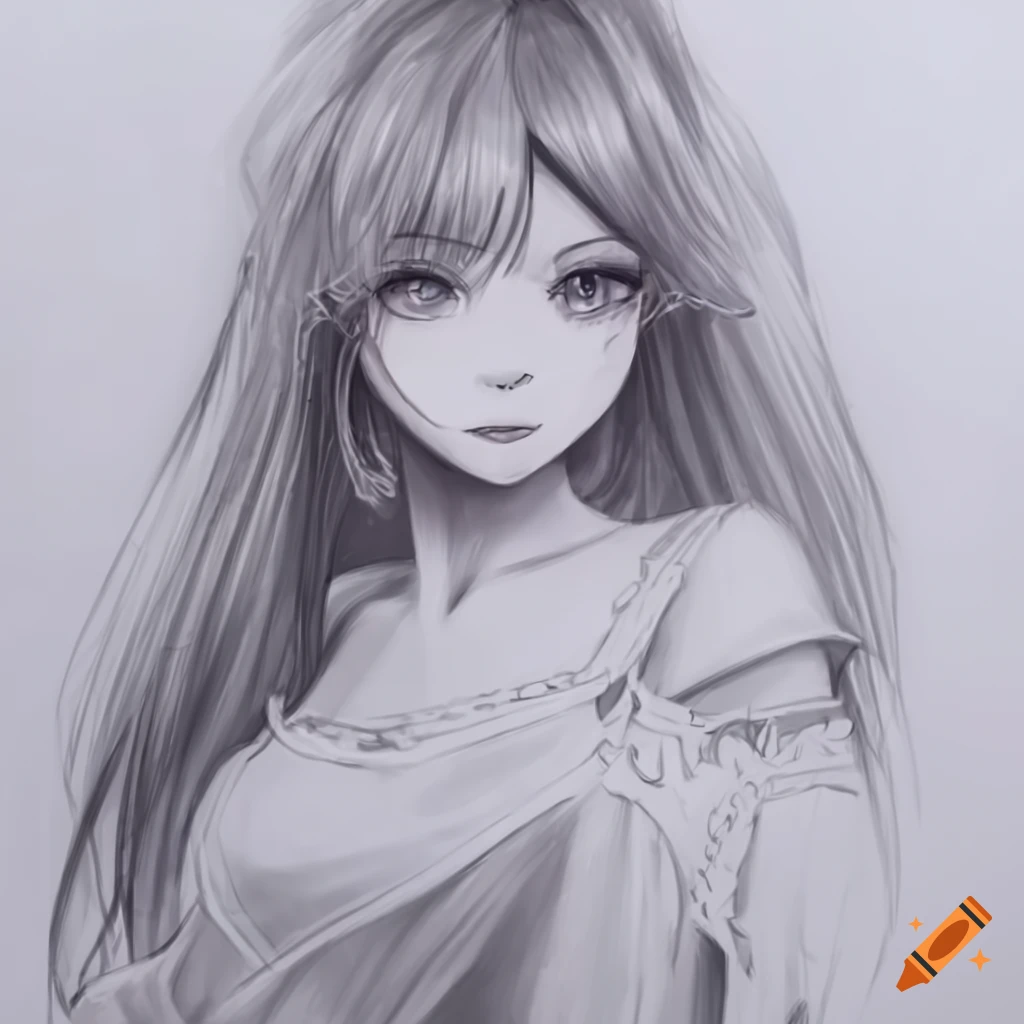 Draw cute anime girl full body by Faridahmandaga | Fiverr