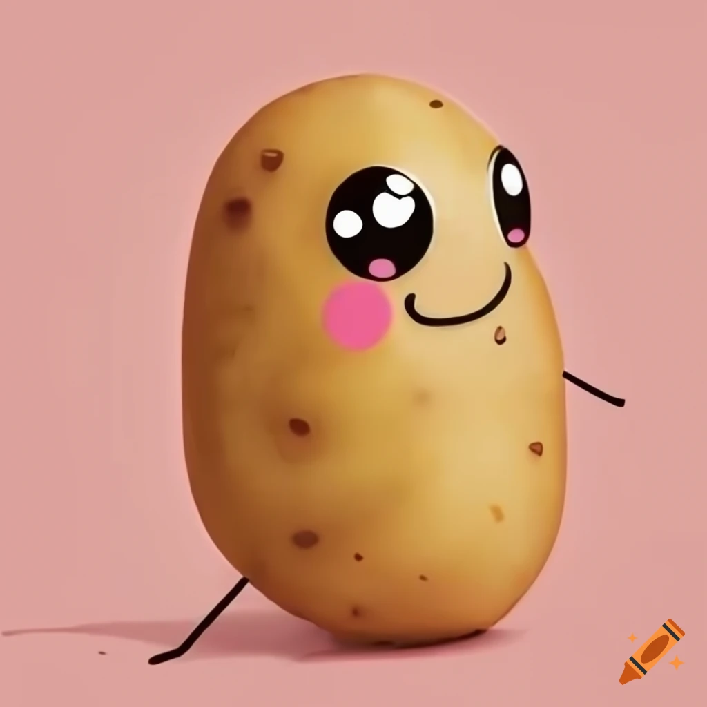 Adorable potato on Craiyon