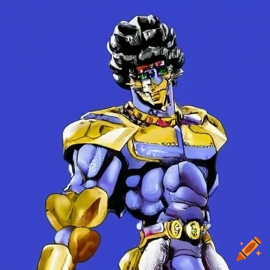 Image of star platinum from jojo's bizarre adventure