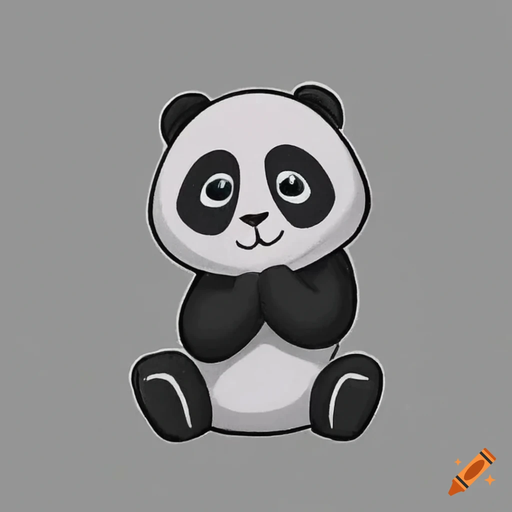 Top 197+ cute panda drawing best