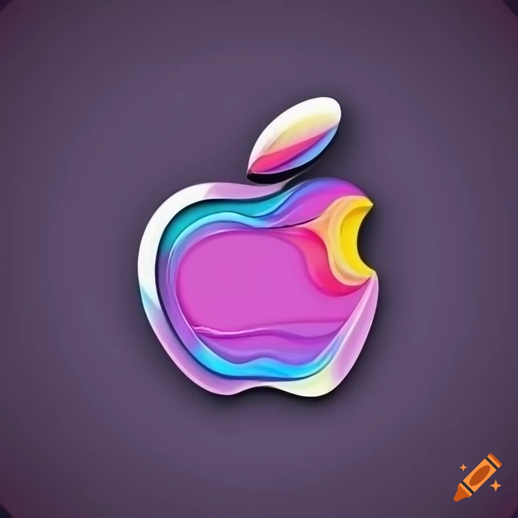 3D apple logo PNG, SVG