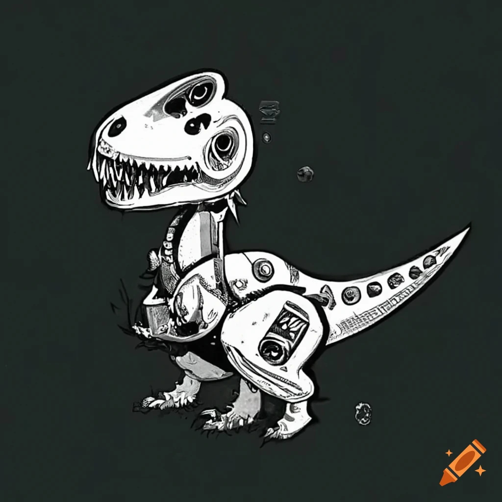 Dinosaur Skeleton Tattoo - Best Tattoo Ideas Gallery