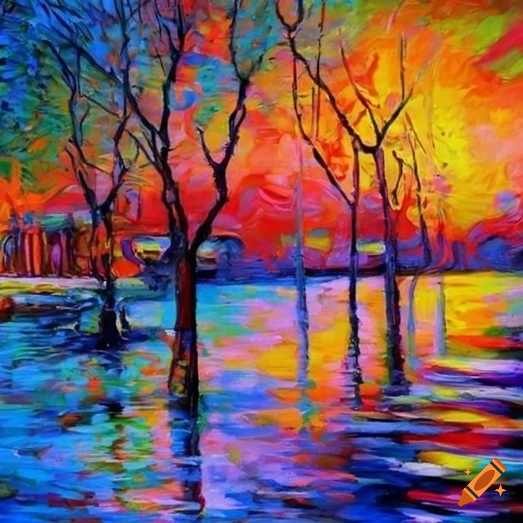 Beautiful abstract impressionism detailed higth quality on Craiyon