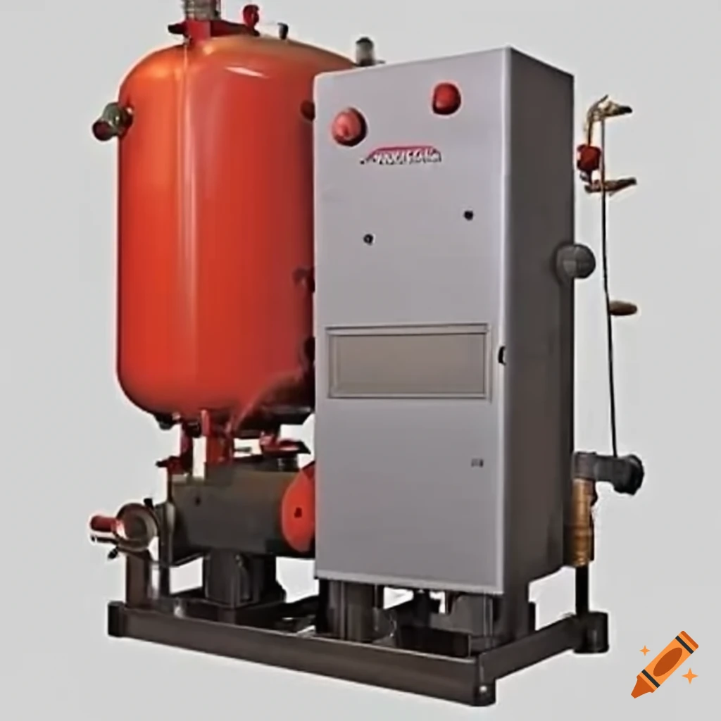 Iron steam boiler