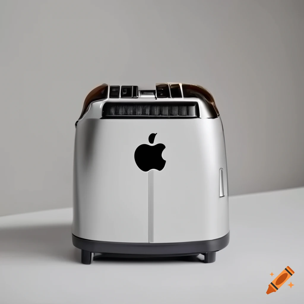 Toaster designed by apple apple logo on Craiyon