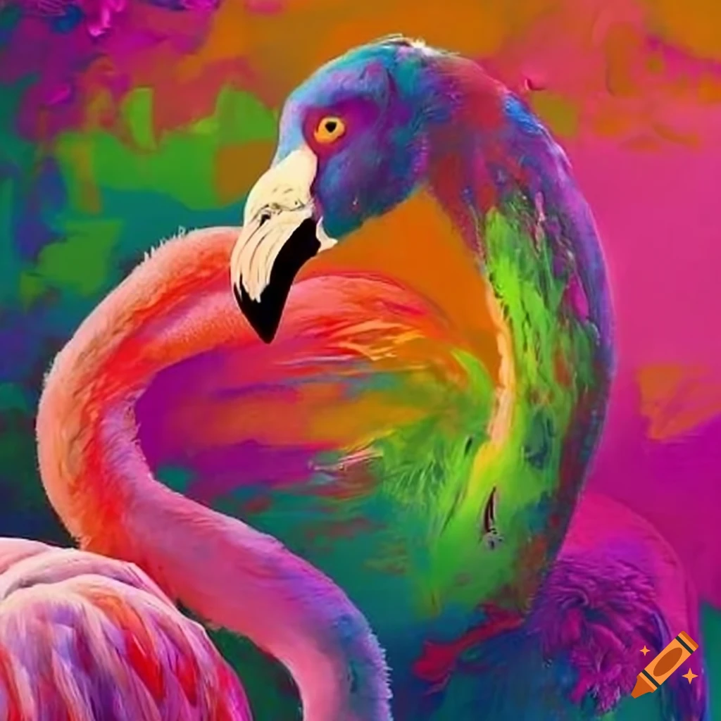 FLAMINGOS BY WARHOL
