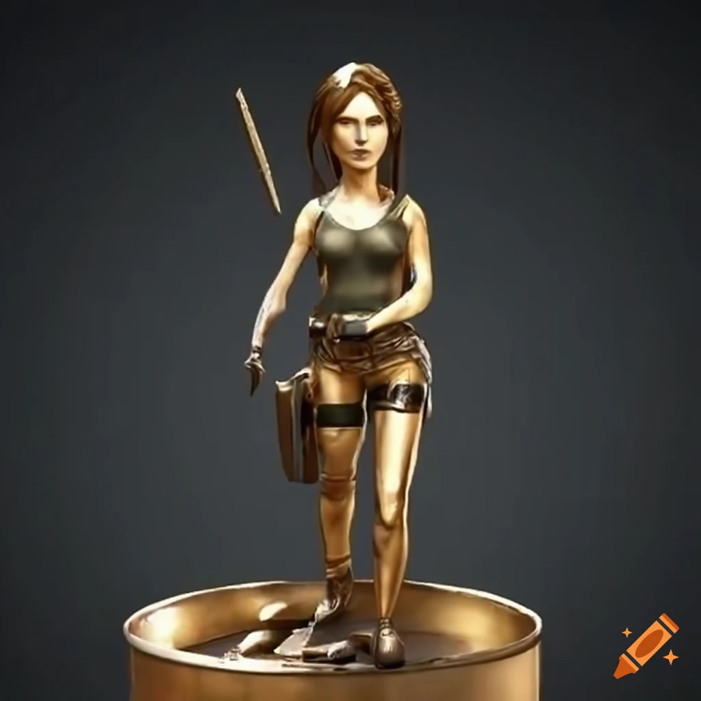 Lara Croft Figure, Tomb Raider Character Figure,lara Croft Statue