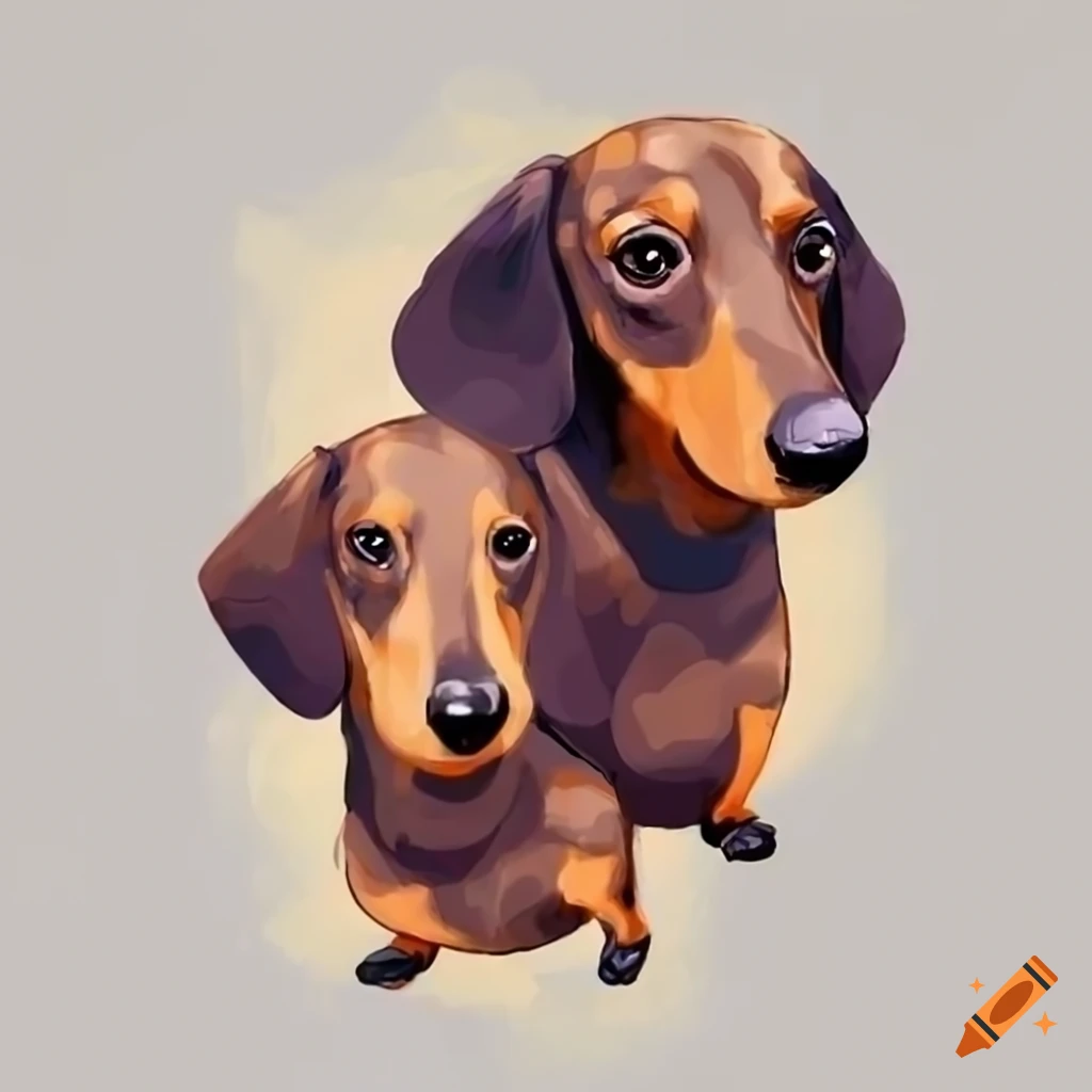 Two best sale wiener dogs