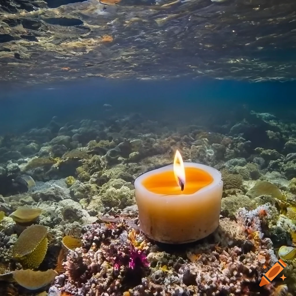 Ultra realistic and professional photography of a majestic candle