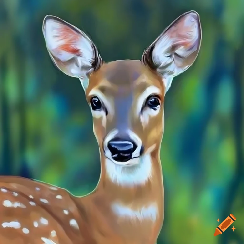 Top Animals & Nature Illustrators - Best Wildlife Illustrations | Deer  drawing, Beach art painting, Animal art