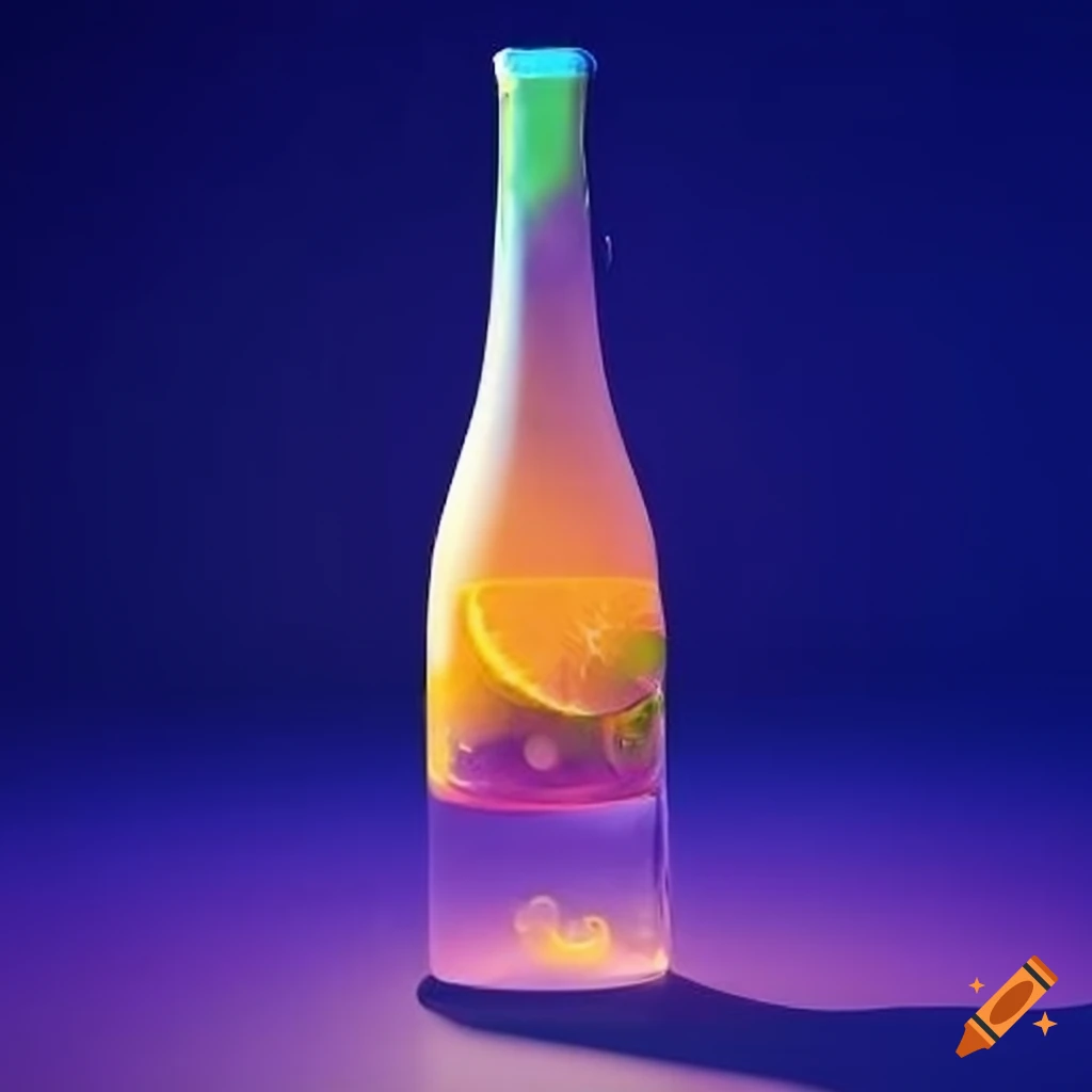 To express a summer vibe, here's a bottle design concept that ...