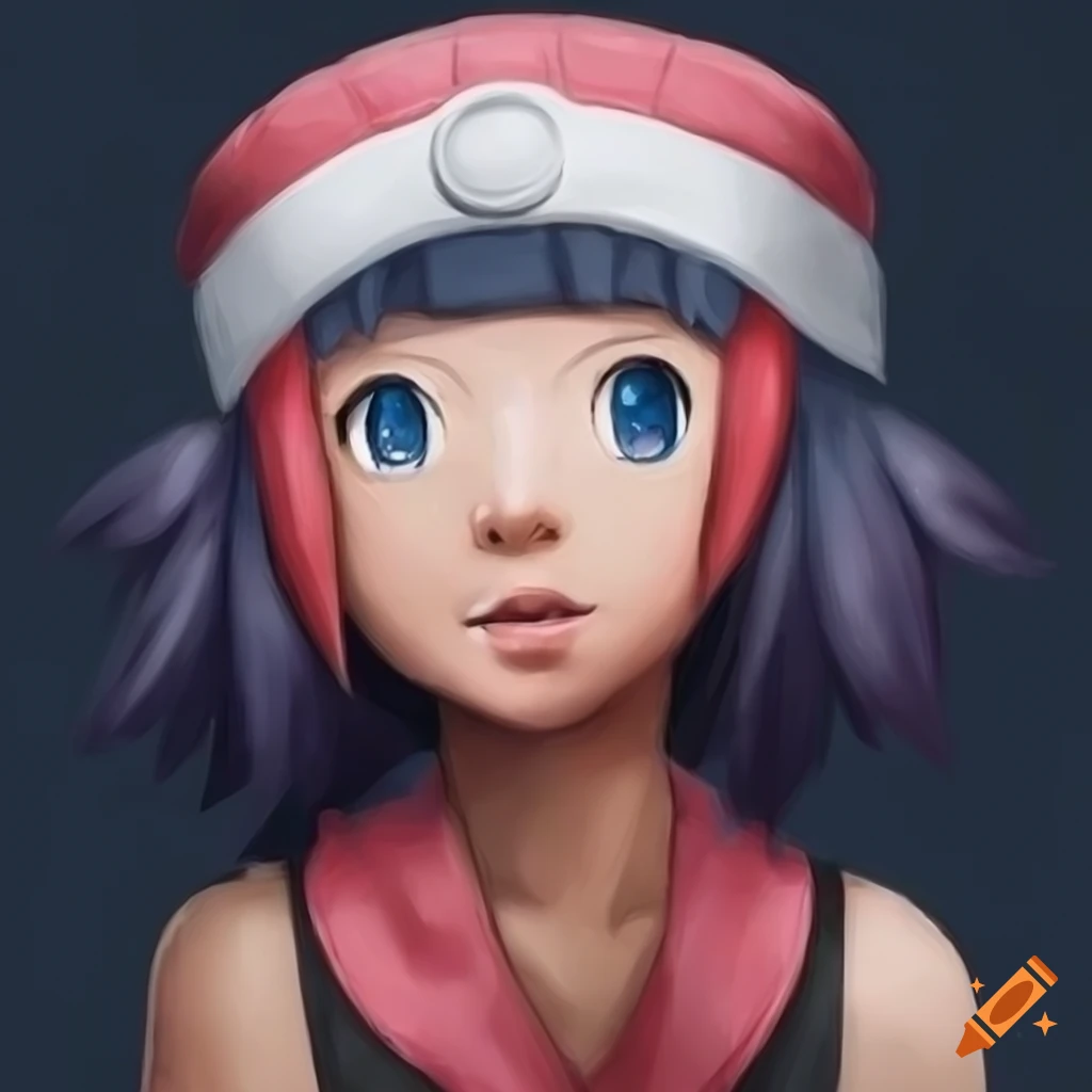 A stunning photo of dawn from pokemon in realistic style, high res