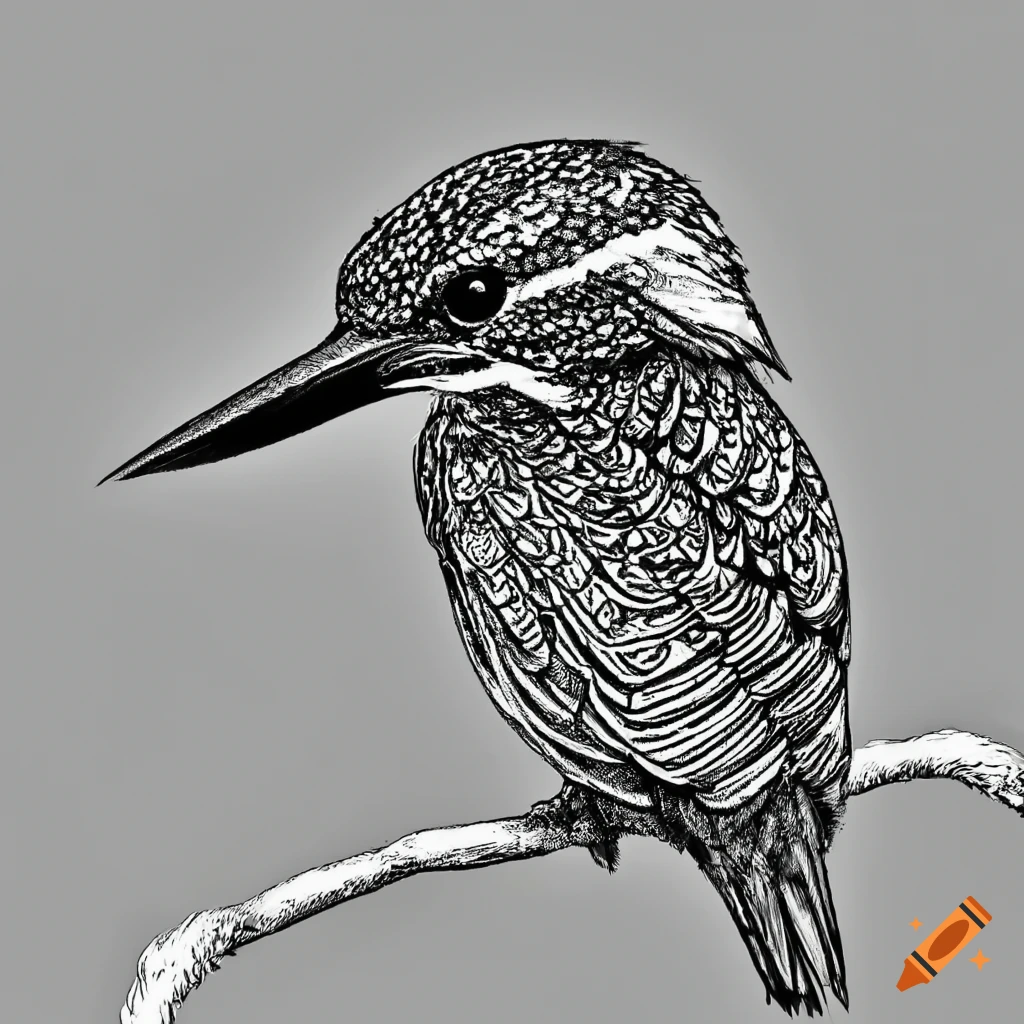 One continuous line drawing of cute Kingfisher bird for company business  logo identity. Little beauty bird mascot concept for conservation national  forest. Single line draw vector design illustration 13648206 Vector Art at