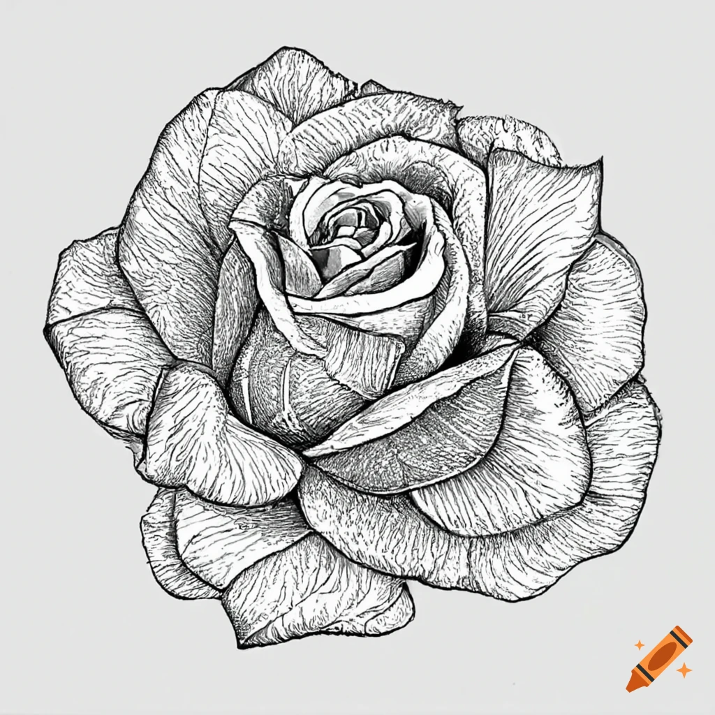 How To Sketch A Rose, Easy Tutorial, 12 Steps - Toons Mag