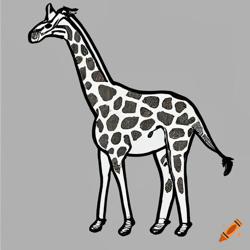 How to draw a Giraffe | Drawing and Painting for Kids & Toddlers | Easy  Drawing | Learn Animals - YouTube