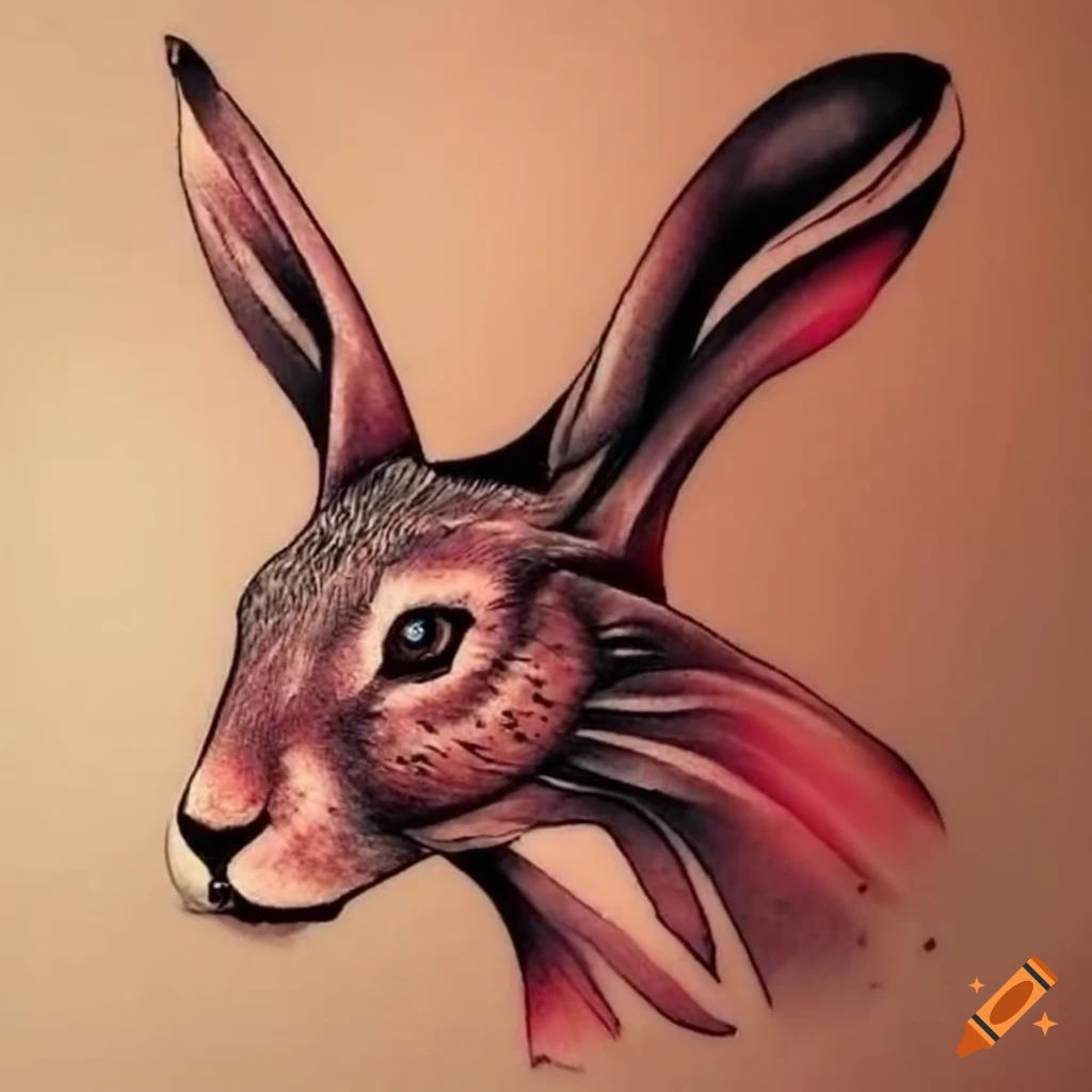 rabbit | Bunny tattoos, Rabbit tattoos, Body art tattoos