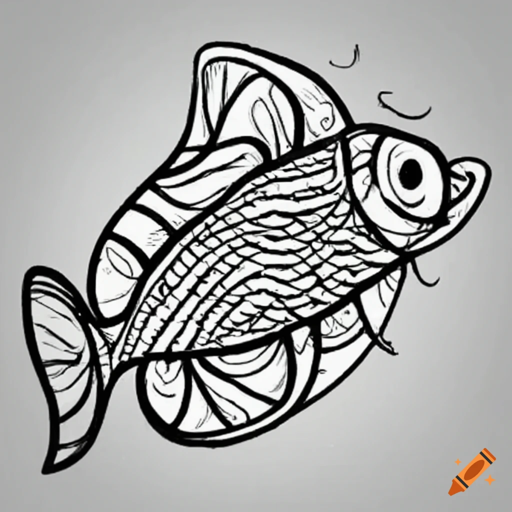 How to draw a fish using simple shapes - step by step drawing tutorial |  Let's Draw That! | Fish drawing for kids, Step by step drawing, Fish artwork