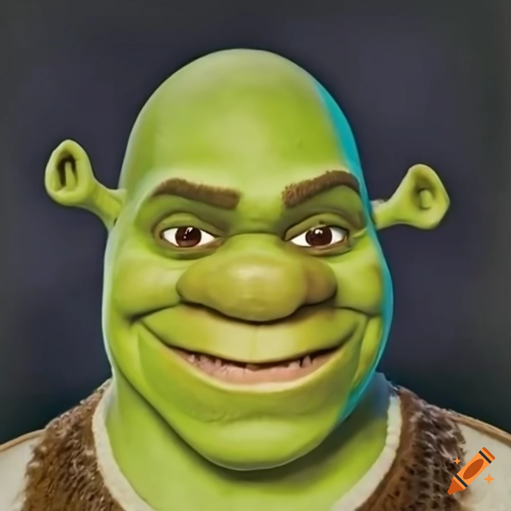 Shrek with hair