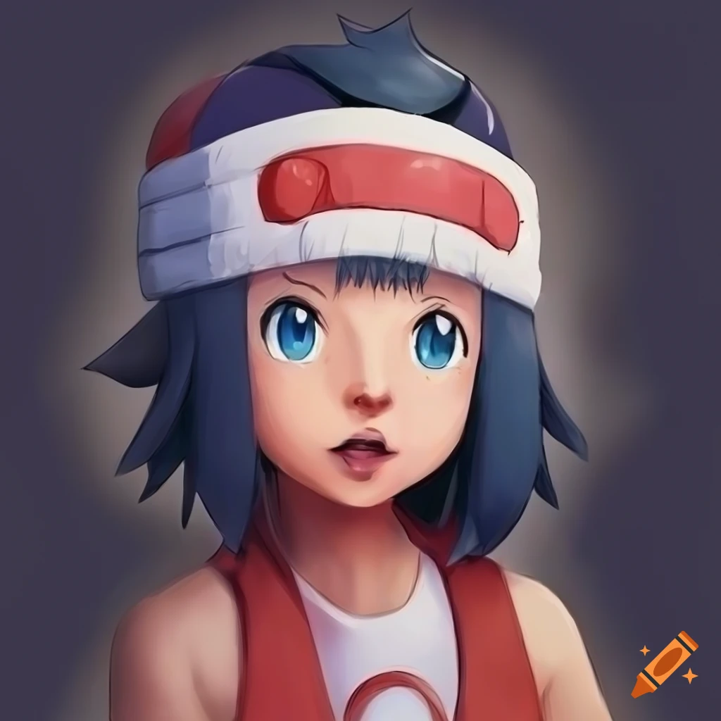 Dawn (pokemon), realistic photo, realistic style