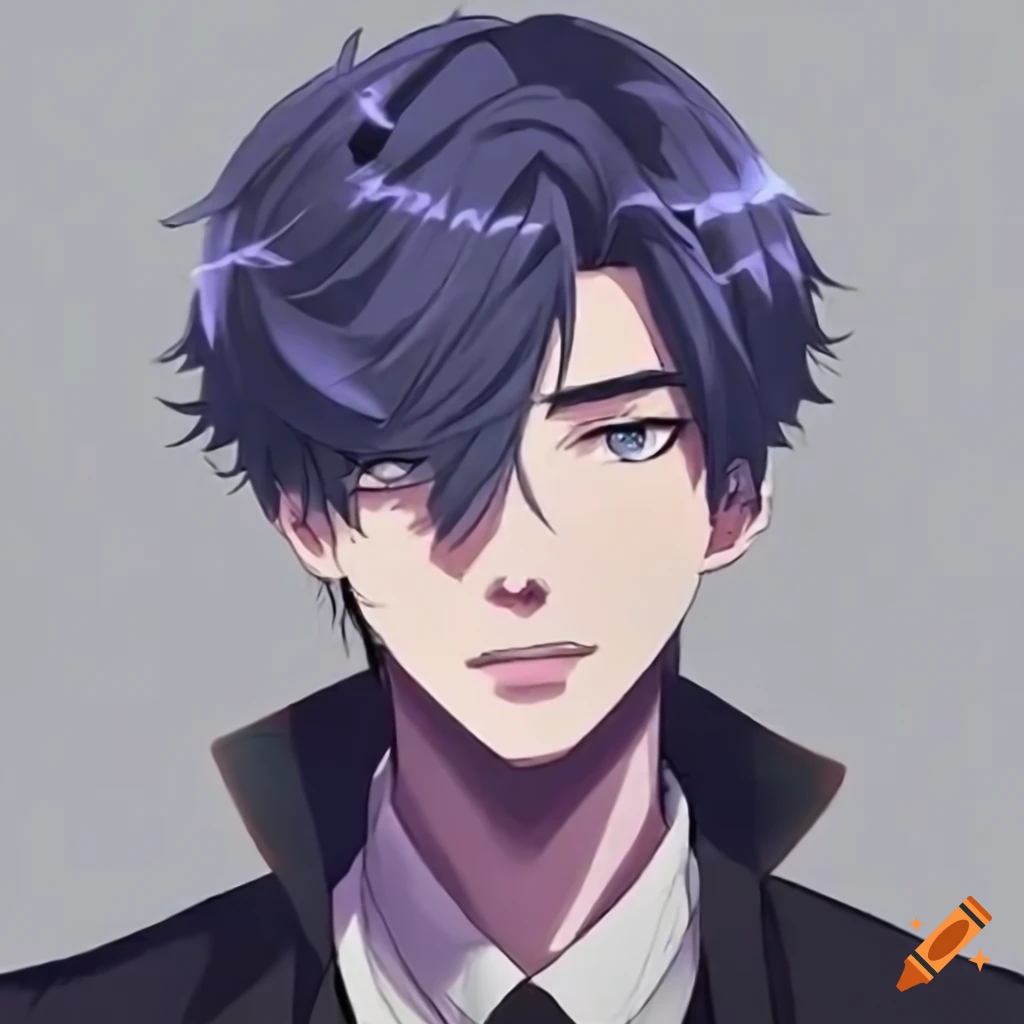 Handsome male anime character that looks good as a profile picture