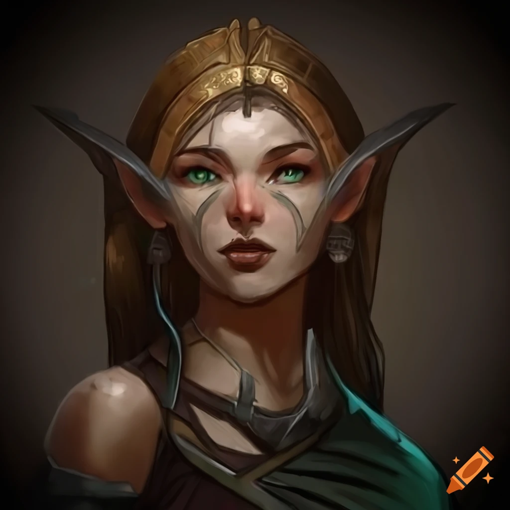 Elara is a skilled elven ranger who thrives in the bustling city of