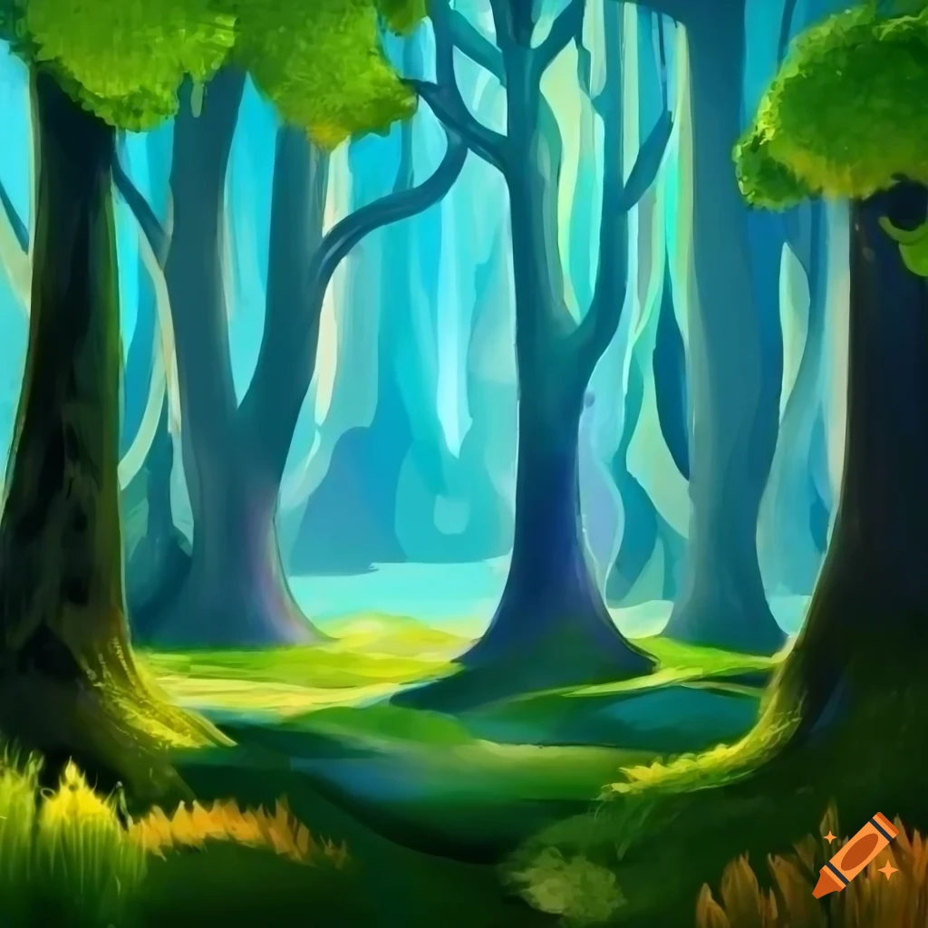 mystical dark forest