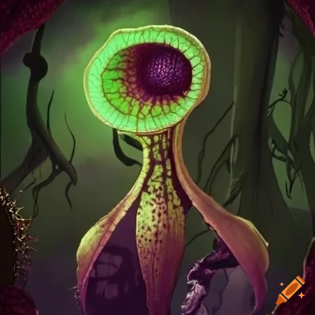 Encounter a menacing carnivorous plant known as the putrid