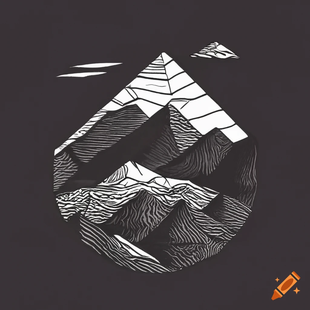 Geometric mountains by... - High Frequency Tattoos | Facebook