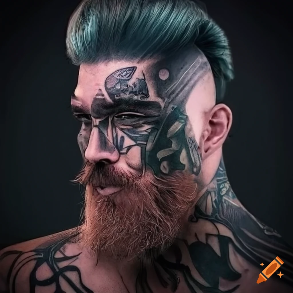 Beard Mustache Hairy tattoo Temporary Waterproof Tattoo For Men and Women :  Amazon.in: Beauty