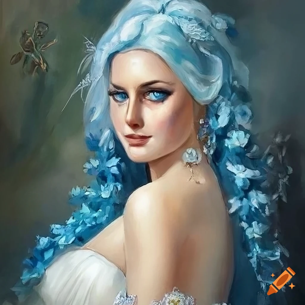 Beautiful close up portrait of a beautiful woman with strongly defined