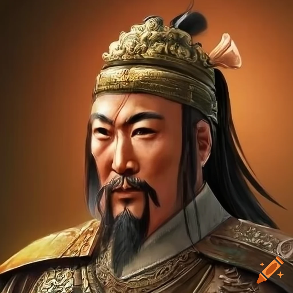 A chinese general from the Han empire called Zhang tu on Craiyon