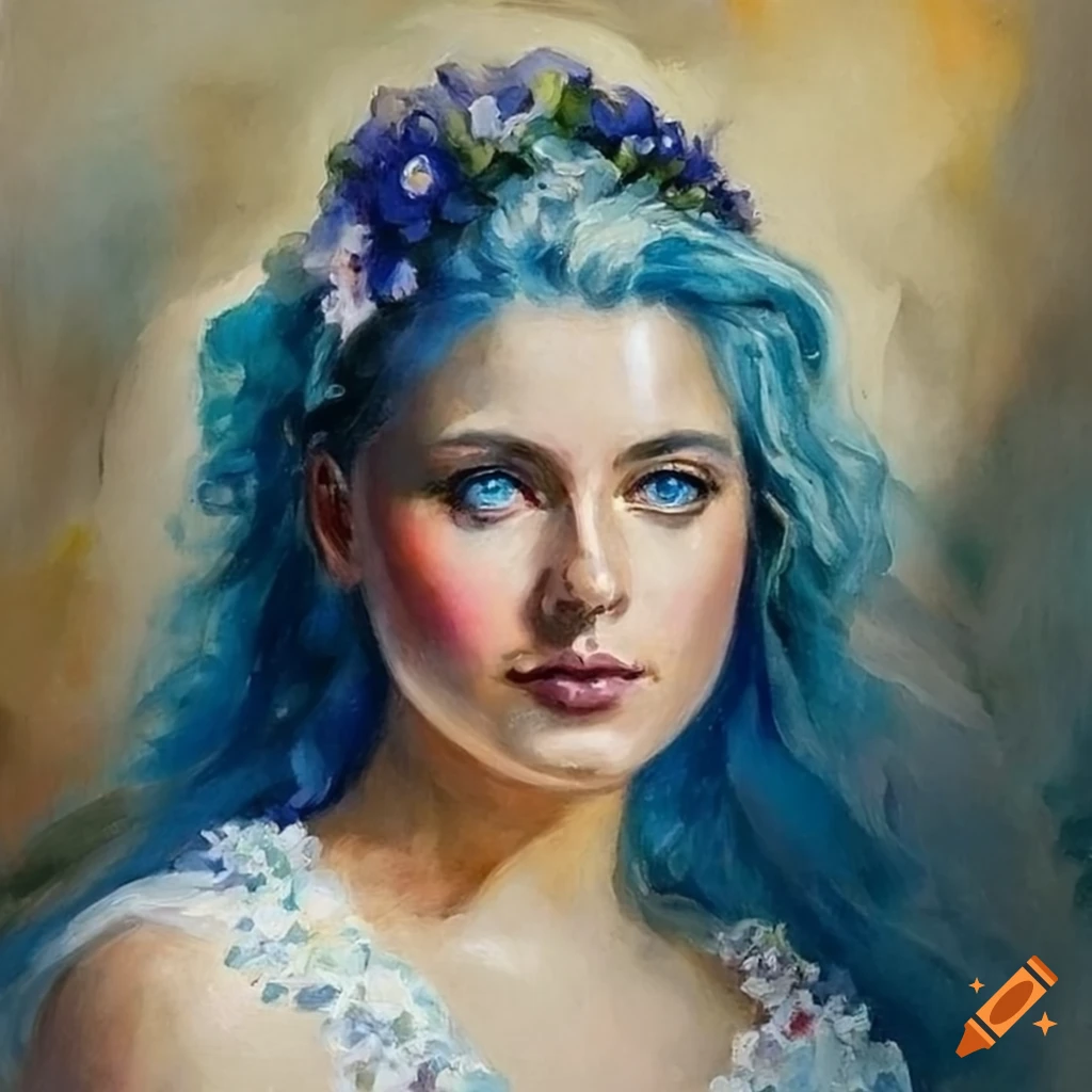 Beautiful close up portrait of a beautiful woman with highly defined