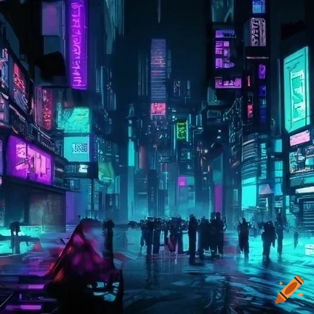 Cyberpunk theme wallpaper