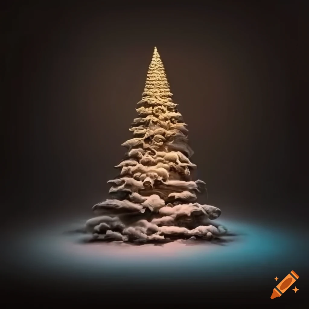 ‘Multi-depth Scenes, Museum display’-Style, intricate Scene of ‘🌬️🌨️🌲 ...