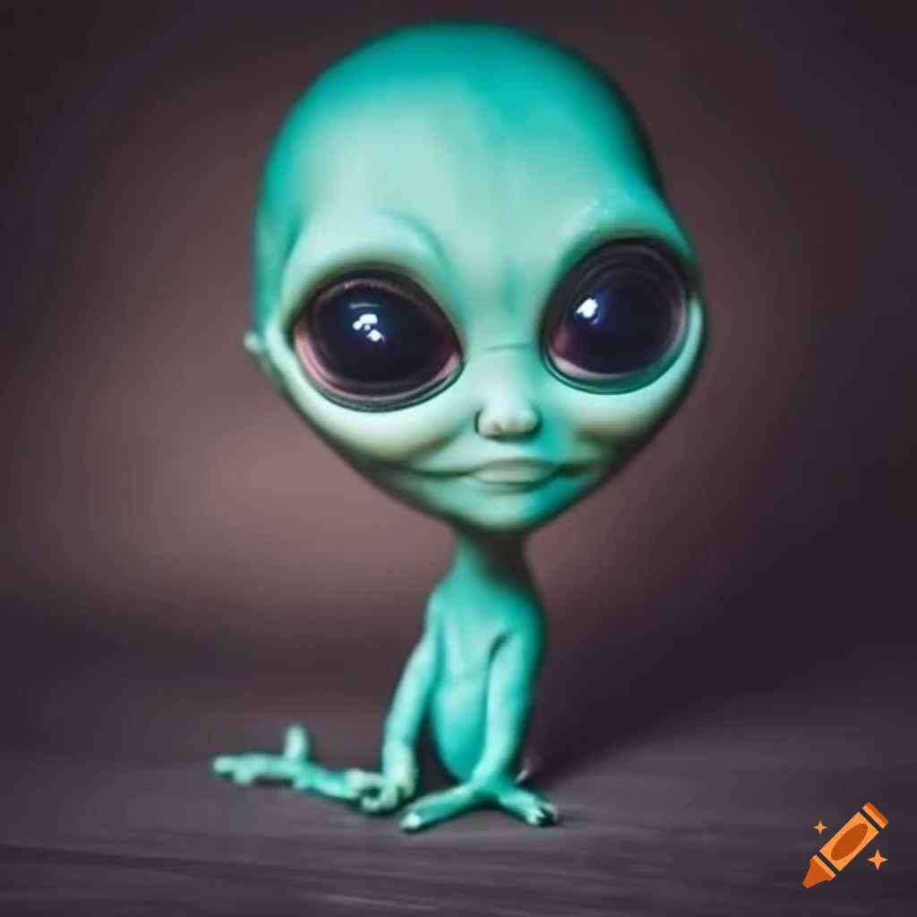 Cute alien baby on Craiyon